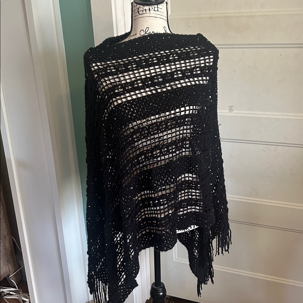 Elegant Black Knit Sweater